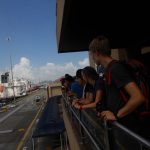 Schiffe Bestaunen am Panama Kanal